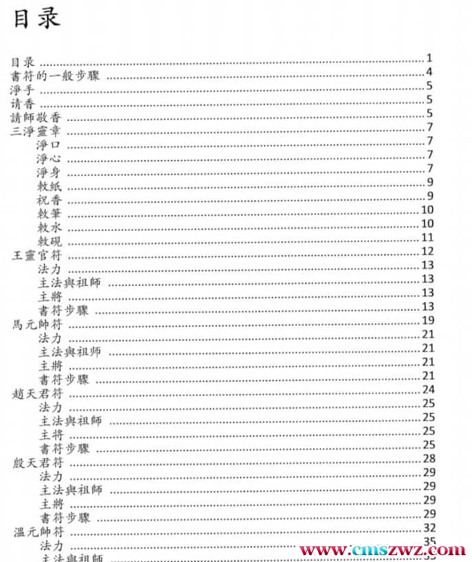 正一天师符篆汇集.pdf 非常详细的天师符法 电子版插图1