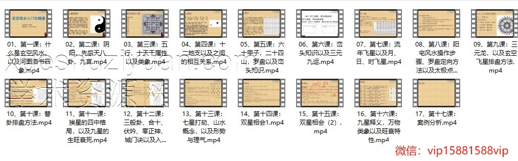 刘师傅《玄空风水高级课程》17集视频插图